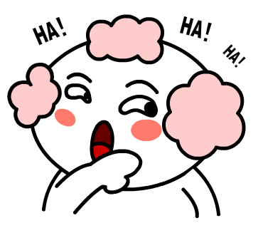 哈！哈！哈！/ 不安好心的笑著